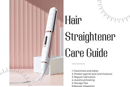 Professional Hair Straightener Manufacturer Shares Tips on How to Maintain Hair Straighteners.