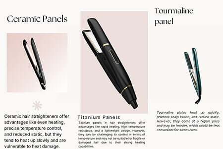 Customising high quality flat irons starts with understanding hair straightener panels.